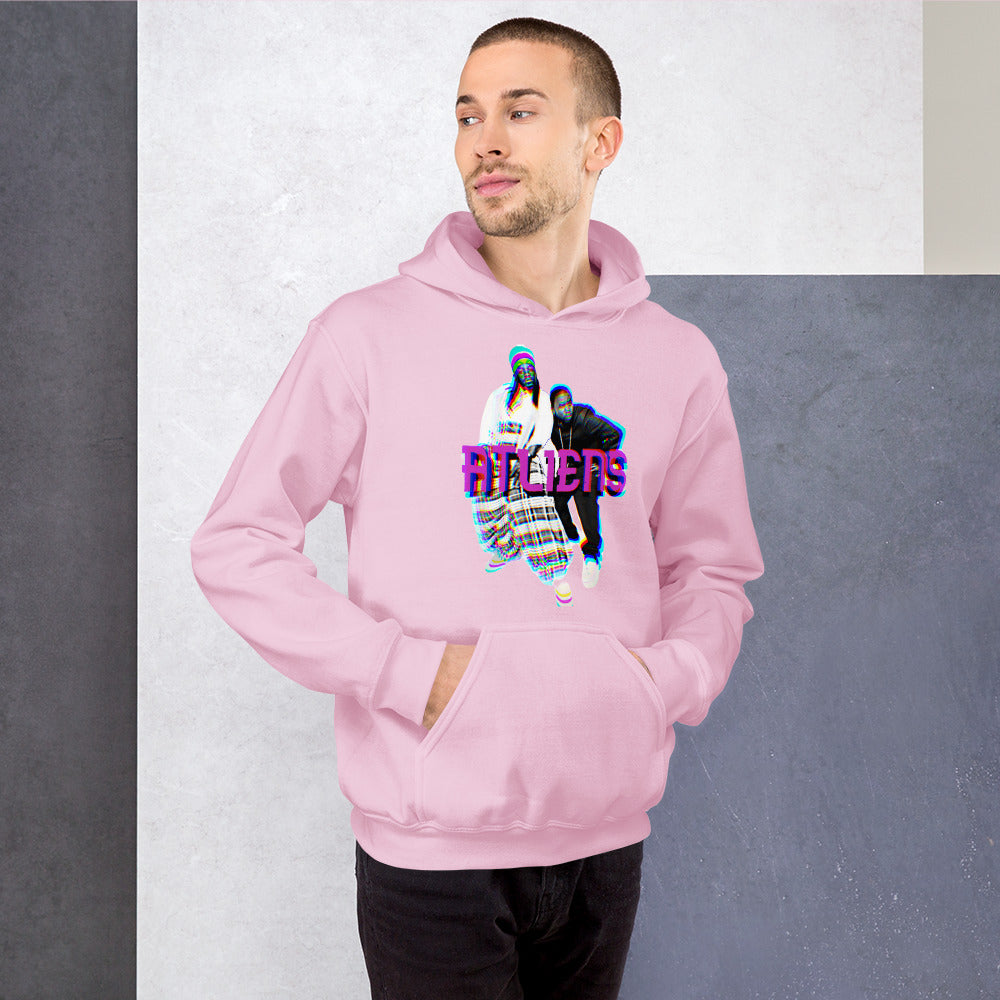 ATliens Unisex-Kapuzenpullover