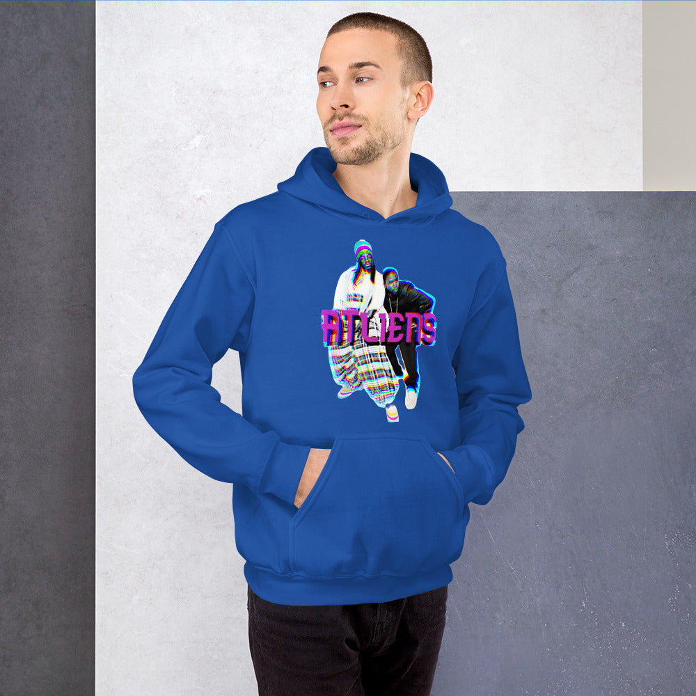ATliens Unisex-Kapuzenpullover