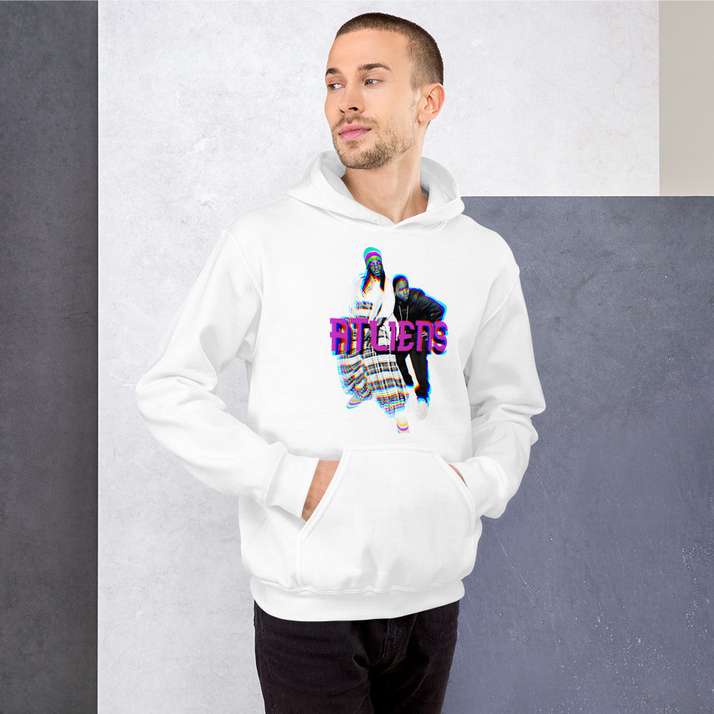 ATliens Unisex-Kapuzenpullover