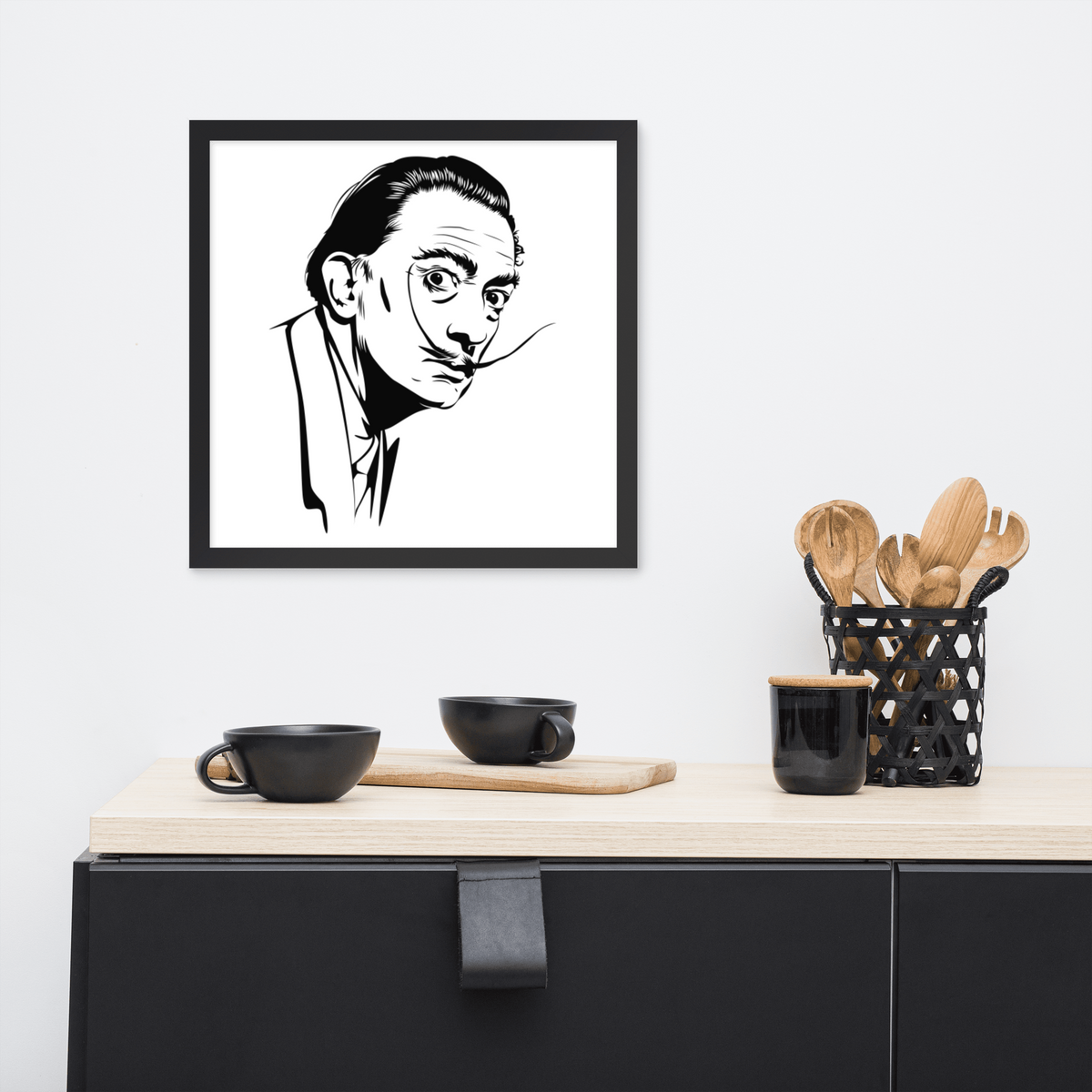 Gerahmtes Poster Dali