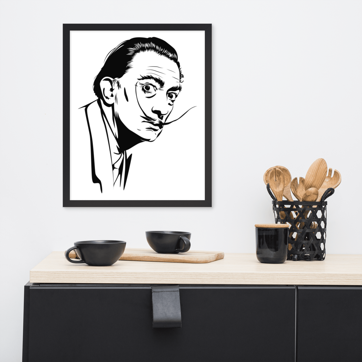Gerahmtes Poster Dali