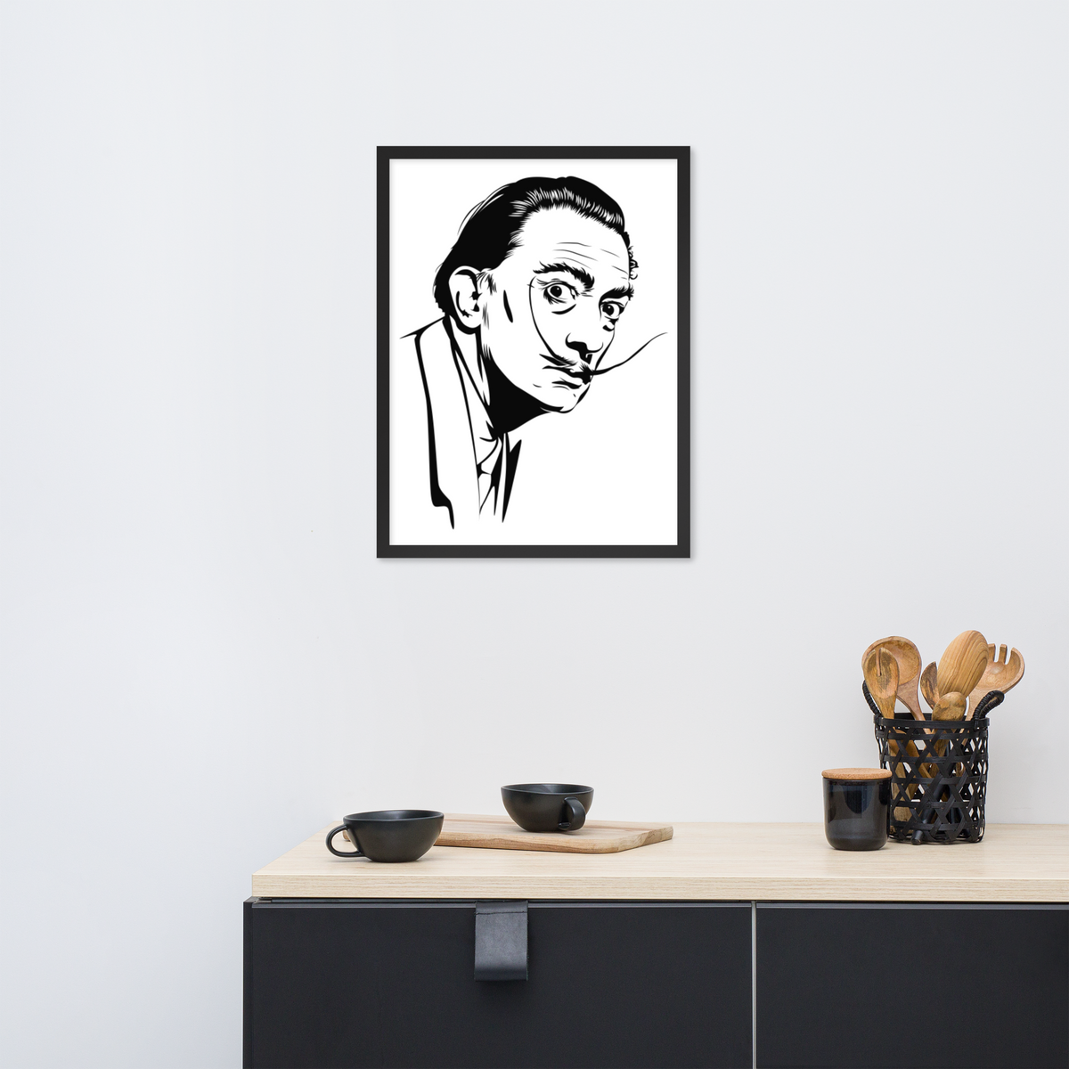 Gerahmtes Poster Dali
