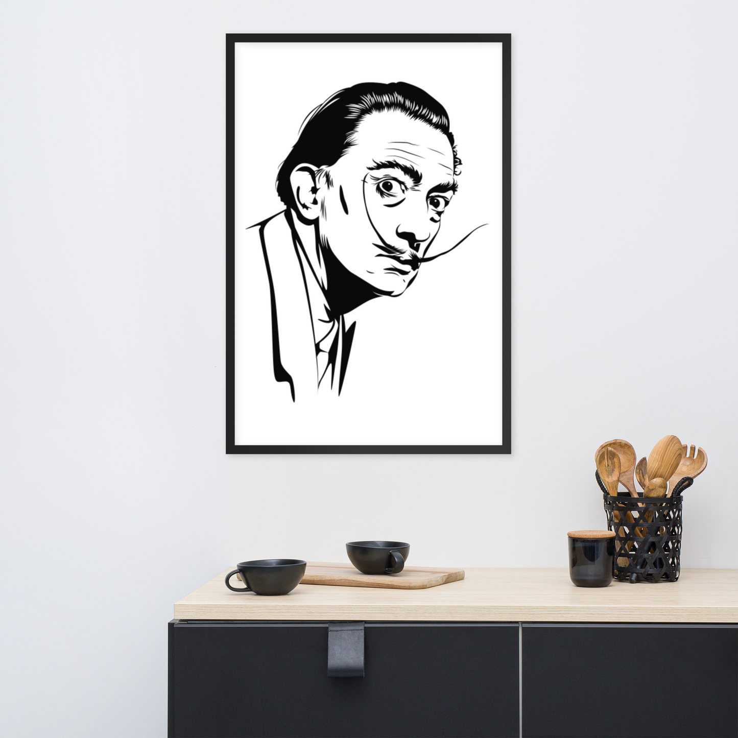 Gerahmtes Poster Dali