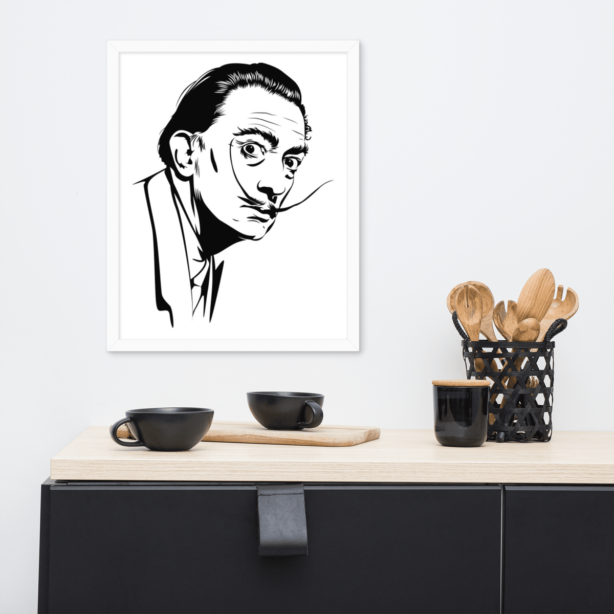 Gerahmtes Poster Dali