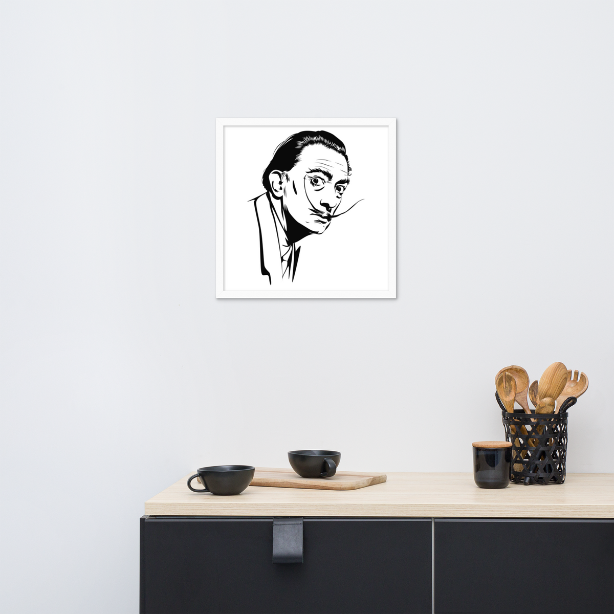 Gerahmtes Poster Dali
