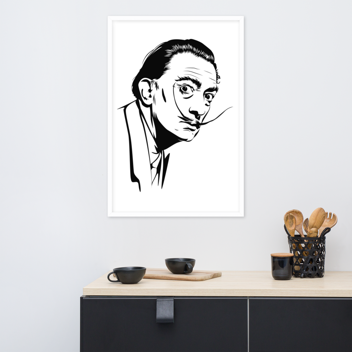 Gerahmtes Poster Dali