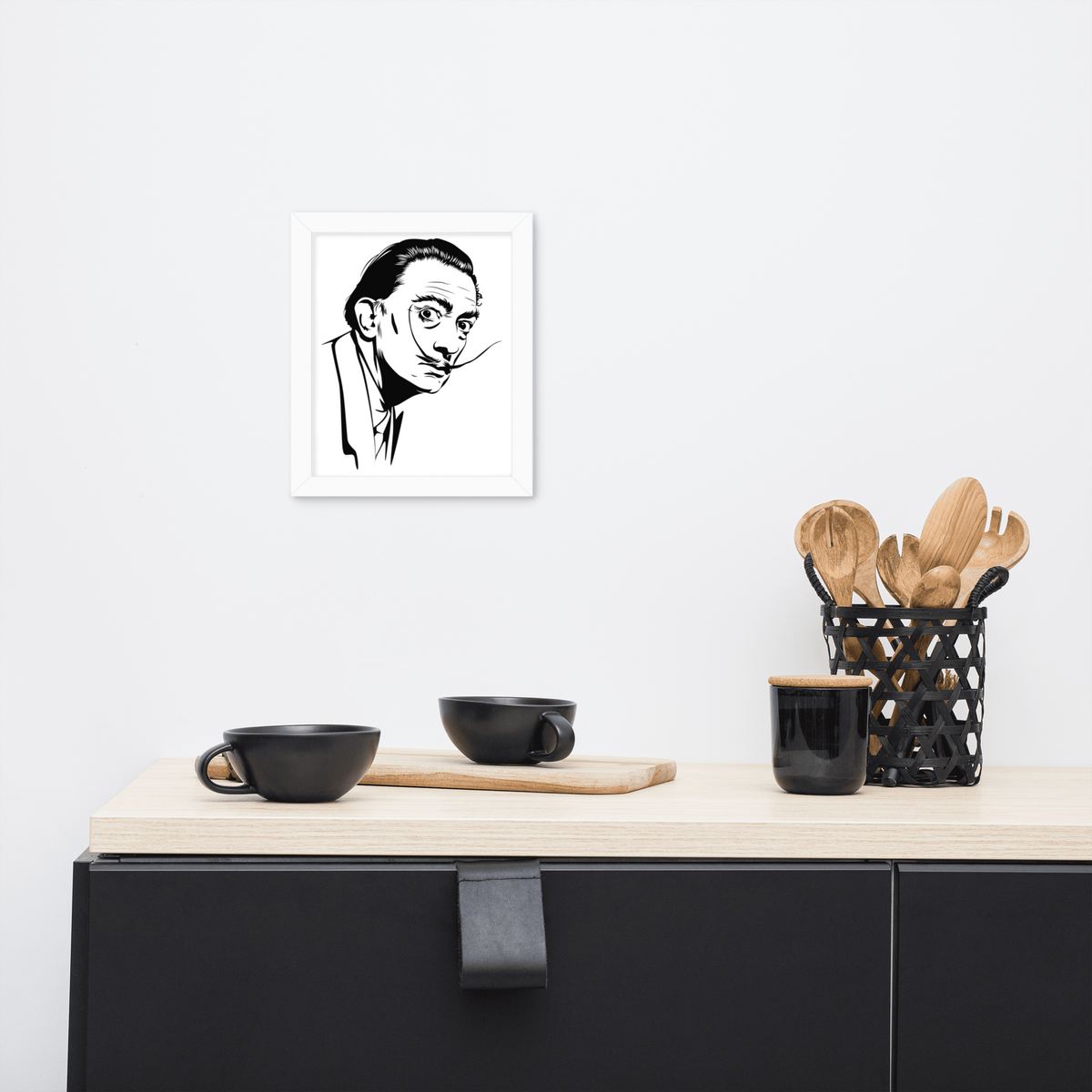 Gerahmtes Poster Dali