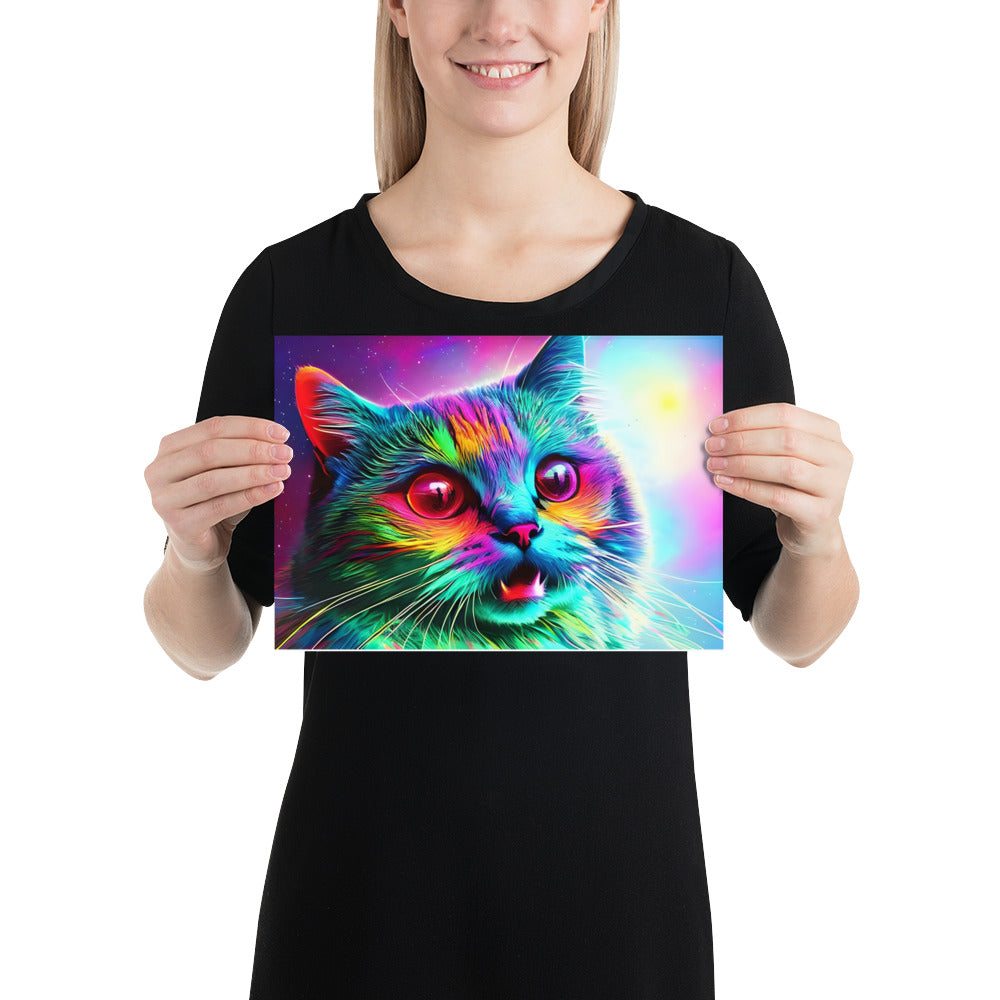 Space Cat Poster