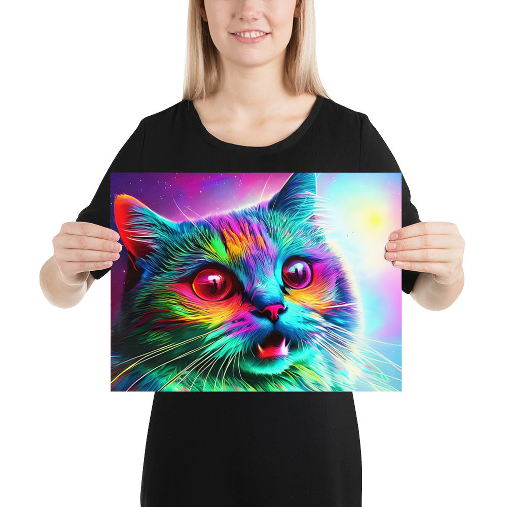 Space Cat Poster