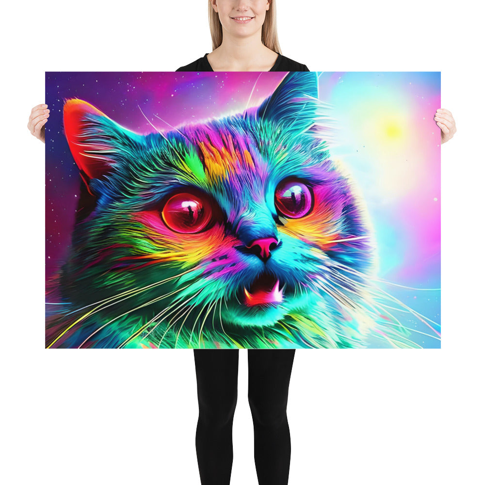Space Cat Poster