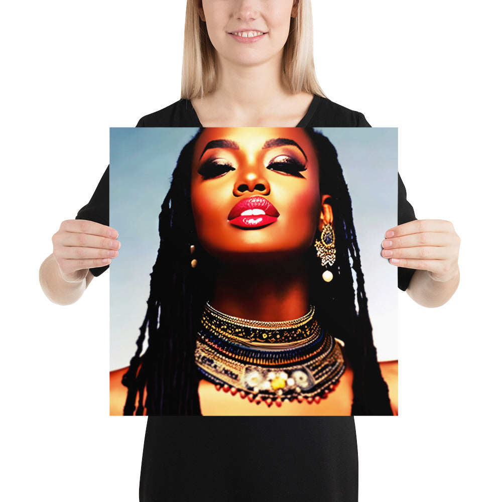 Mysterious Powerfull Lady Poster