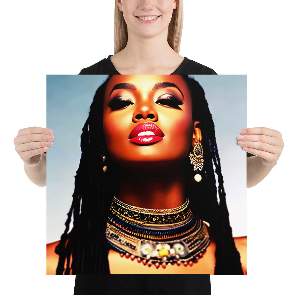 Mysterious Powerfull Lady Poster