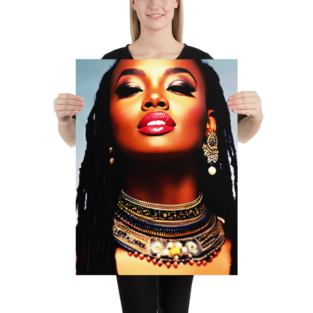 Mysterious Powerfull Lady Poster