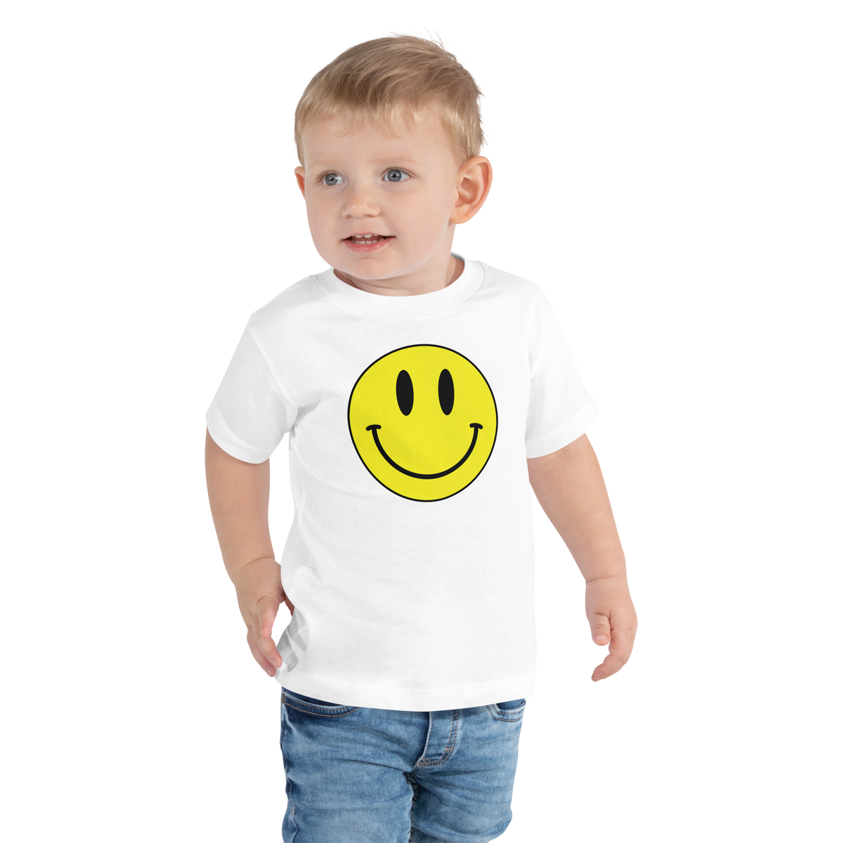 Kurzärmeliges Baby-T-Shirt Smily Emoji