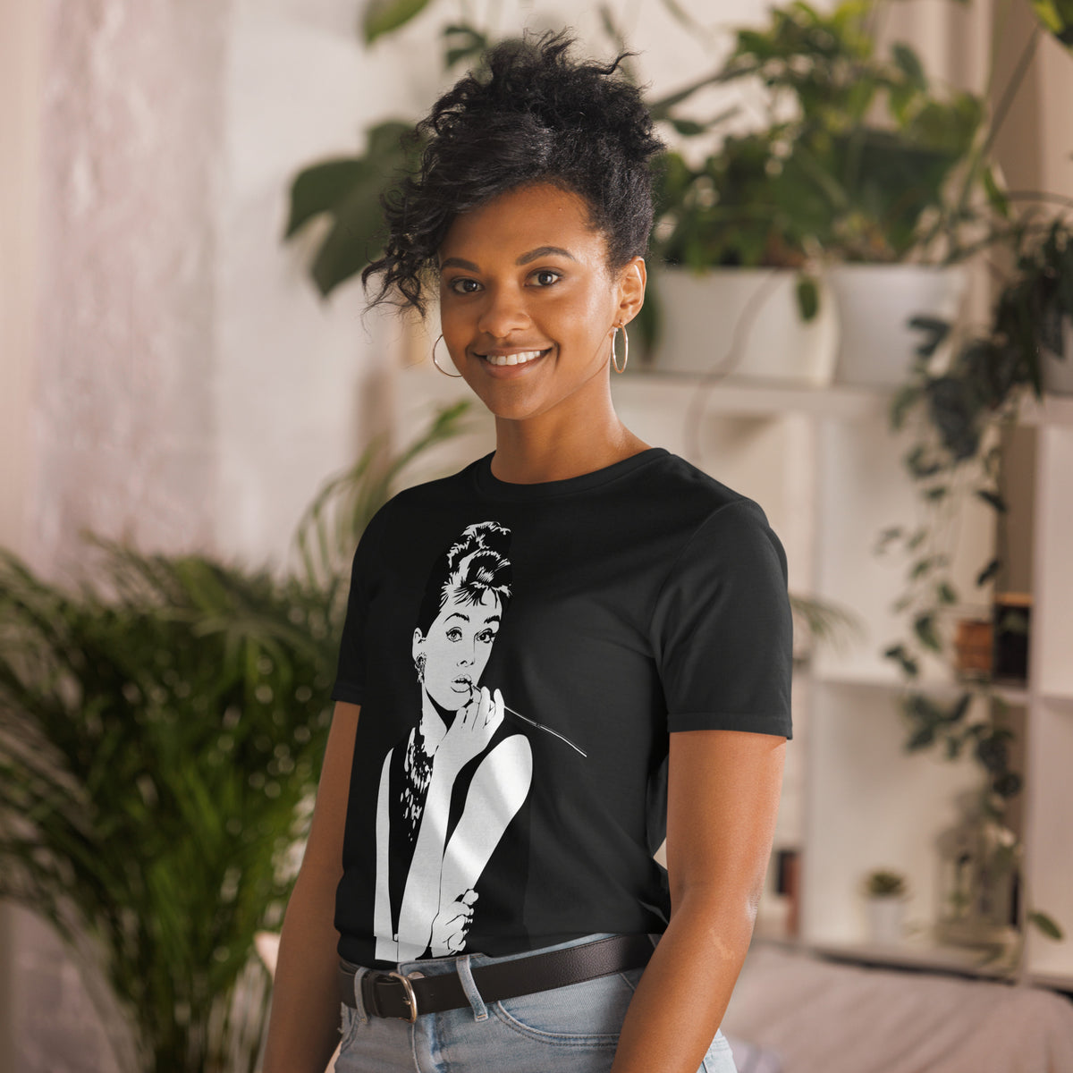Kurzärmeliges Unisex-T-Shirt Audrey