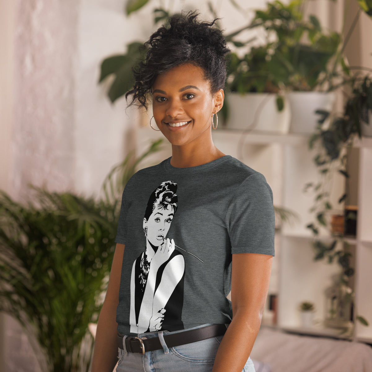 Kurzärmeliges Unisex-T-Shirt Audrey