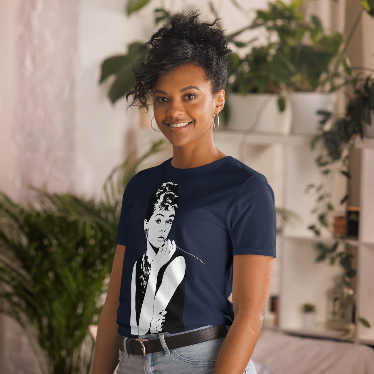Kurzärmeliges Unisex-T-Shirt Audrey