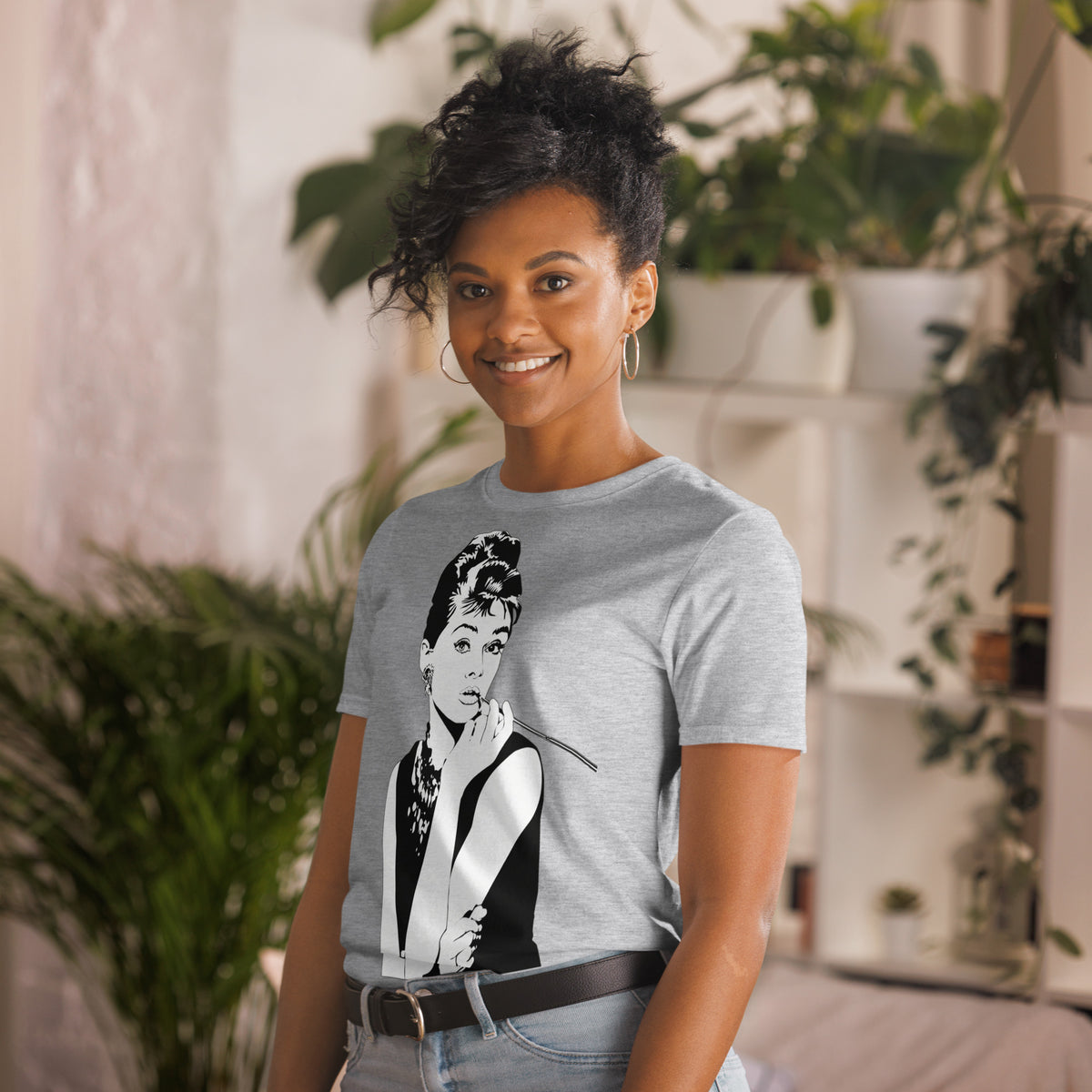 Kurzärmeliges Unisex-T-Shirt Audrey