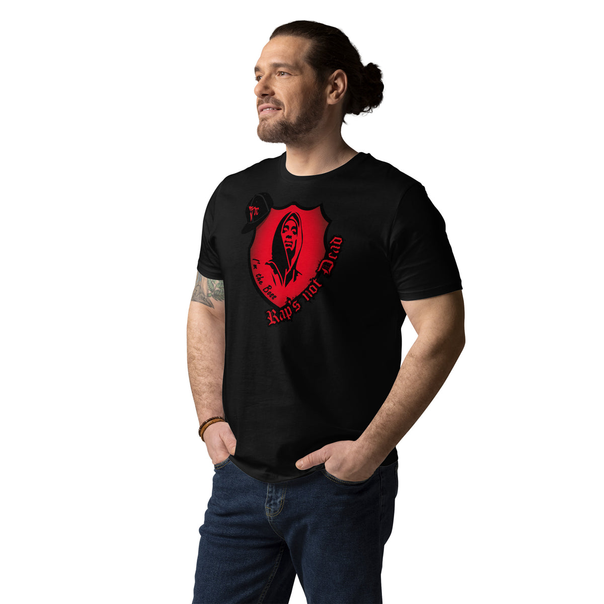 Unisex-Bio-Baumwoll-T-Shirt Rap's not Dead