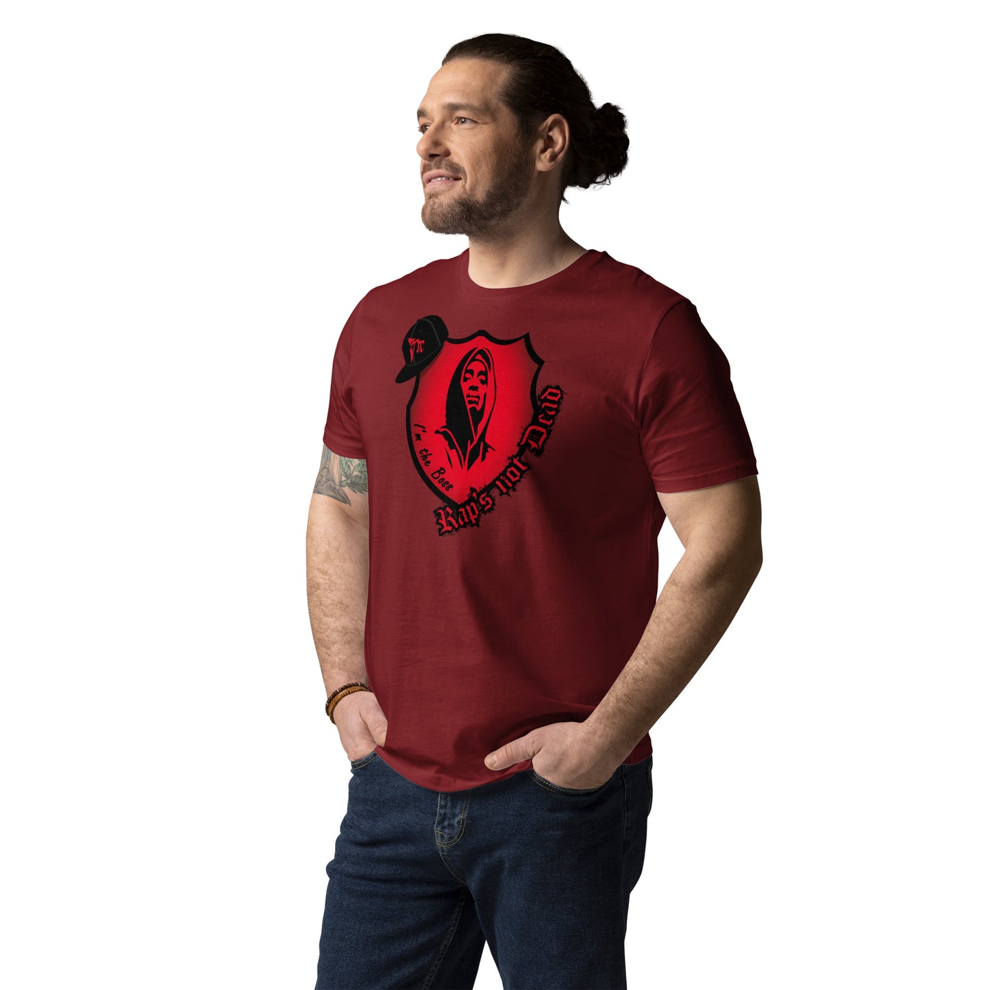 Unisex-Bio-Baumwoll-T-Shirt Rap's not Dead