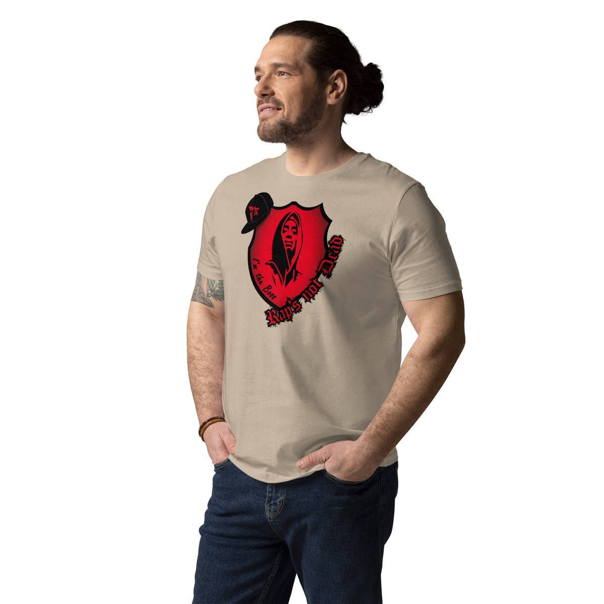 Unisex-Bio-Baumwoll-T-Shirt Rap's not Dead