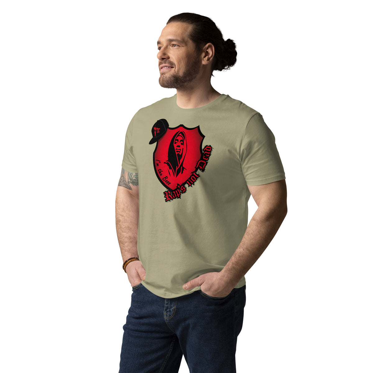 Unisex-Bio-Baumwoll-T-Shirt Rap's not Dead
