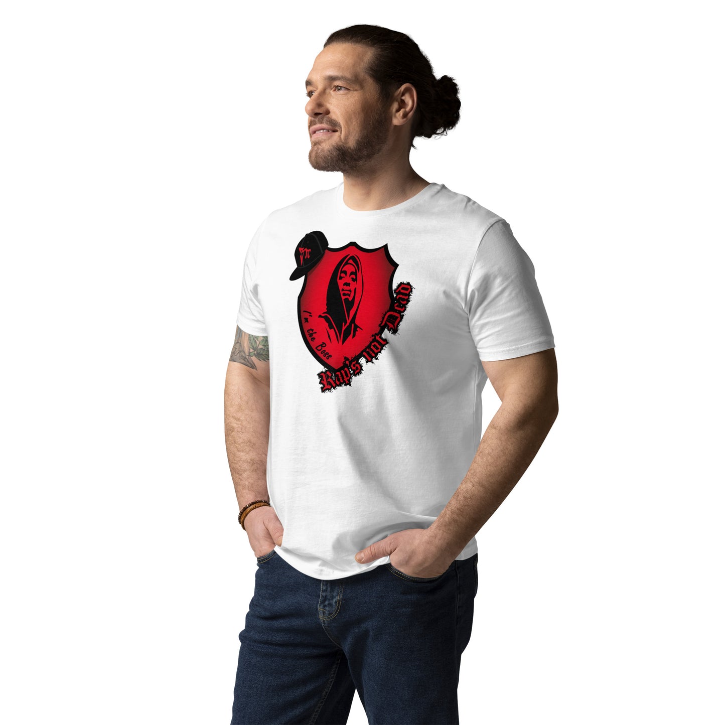 Unisex-Bio-Baumwoll-T-Shirt Rap's not Dead